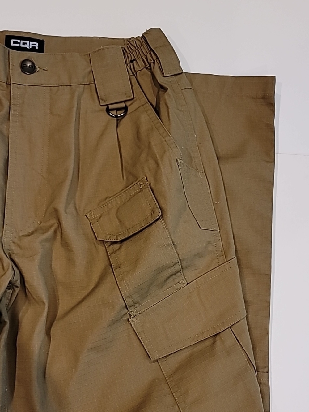 CQR Tan Cargo Ripstop Utility Pants 30W 32L - Picture 6 of 16
